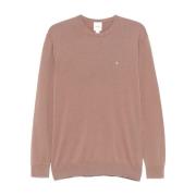 Terracotta Brun Rund Hals Sweater