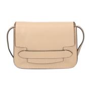 Beige Skuldertaske