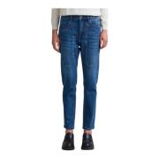 JAYLIN - 5-lomme slim fit bukser med lap