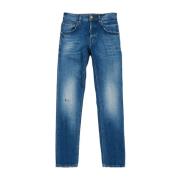 Denim Fem-Lomme Bred-Ben Jeans