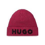 Uld Beanie med Logo Sting