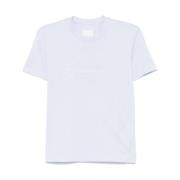 Blå Baby Logo Broderet Slim Fit T-shirt