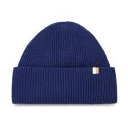 Stribet Signatur Beanie