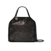 Eco Shiny Dotted Chamois Lille Tote Taske