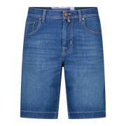 Slim-Fit Denim Shorts Made in Italy