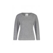 Ribbet Uld-Kashmir Pullover