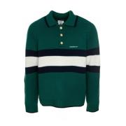 Farveblok Polo Sweater