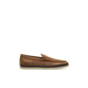 Suede sko type loafers