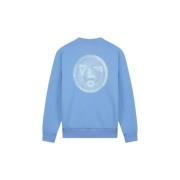 Spiral Face Crewneck Summer Sky