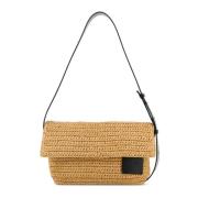 Raffia Crossbody Taske