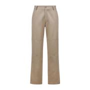 Stretch Bomuld Beige Bukser