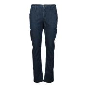 Bomuld Linned Blandings Stretch Jeans