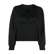 Sort Sweatshirt med Logo