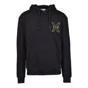 X Sweatshirt i bomuld-polyester blanding