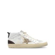 Mid Star Leather High Top Sneakers