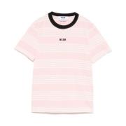 Pink Bomuld T-shirt og Polo