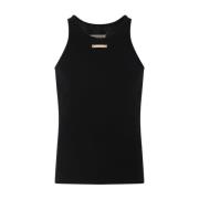 Sort Ribbet Tank Top Fire Sting