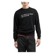 Regular Fit Bomulds Sweatshirt med Frontprint