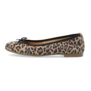 Leopard Print Ballerina Sko