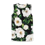 Blomsterprint Top til Haveelskere