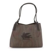 Libra Shoppingtaske med Paisley Jacquard