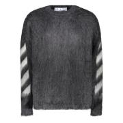 Stribet Rundhals-Sweater