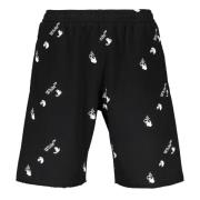 Logo Print Bomuld Bermuda Shorts