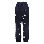 Stjerner Print Bomulds Track-Pants