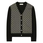 Monogram Silke Front Cardigan