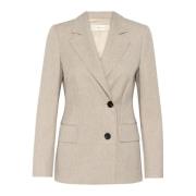 Stone Melange Blazer Jakke