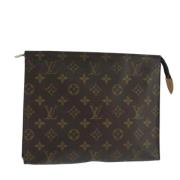 Pre-owned Canvas louis-vuitton-tasker