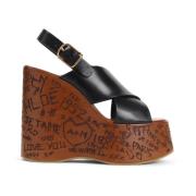 Platform Sandal til Maxime Stil