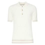 Stribet Beige T-shirts og Polos