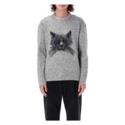 Kat Jacquard Crew Neck Sweater