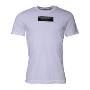 Bomuld Crew Neck T-shirt med Logo