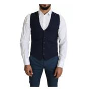 Navy Blue Formel Vest