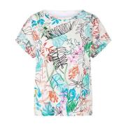 Blomstret T-shirt