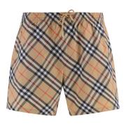 Mesh Lining Swim Shorts Motif