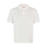 Printet Kortærmet Poloshirt