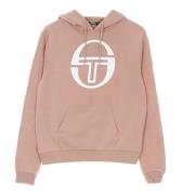 Martin Cropped Logo Kvinders Cropped Hoodie Mistery Rose