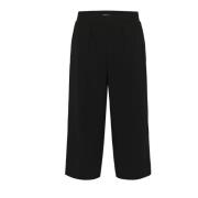 Pitch Black Culotte Bukser Stilfuld Kvalitet