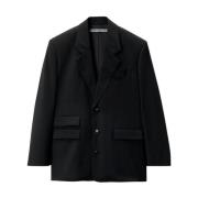 Oversize Blazer med Raffinerede Detaljer