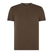 Khaki Crew Neck T-Shirt