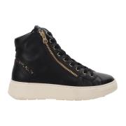 Læder Dame Sneakers Stilfuld Casual