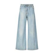 Klassiske Bomuld Straight Leg Jeans