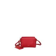 Rød Crossbody Taske Trendy Stil