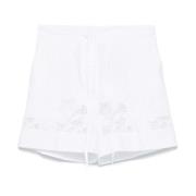 Hvid Chokolade High-Waisted Shorts