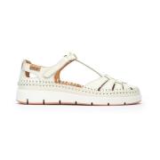 Off White Læder Dame Sandal