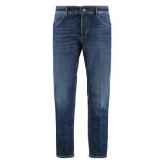 Reggae Tapered Fit Jeans med Metal Knapper