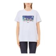 Bianco Bike Dog Moda T-Shirt